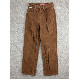 Empyre The Tori Pants Women's 1 Brown Corduroy Straight Leg Skater Hi‎ Rise